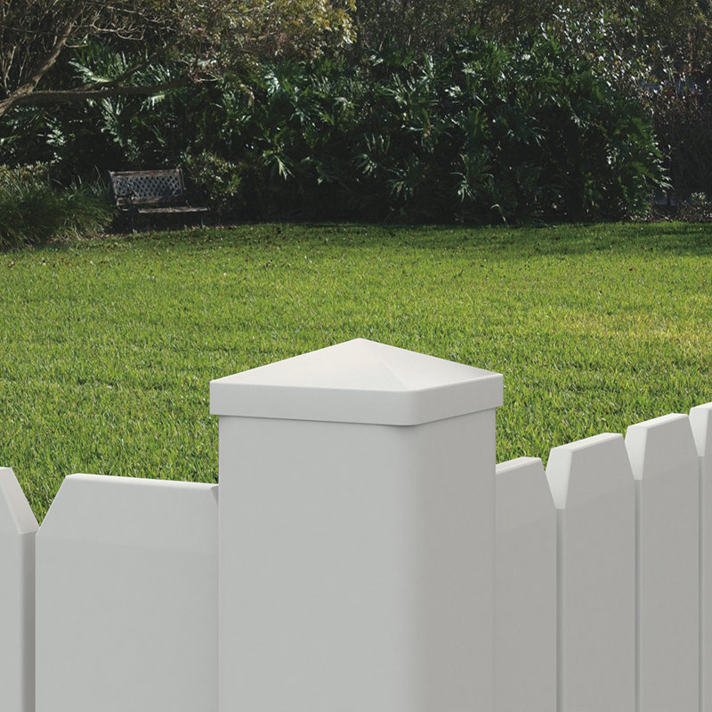 Outdoor Essentials Pyramid Vinyl Fence Post Cap & Reviews Wayfair